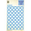 Troquel Nellie's Choice - Layered Combi Dies Rectangle Waves C