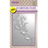 Nellie's Choice 3D Embossing Folder Branch with flowers