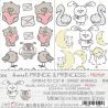 Craft O'Clock Prince & Princess – Hoja de recortables glitter