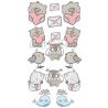 Craft O'Clock Prince & Princess – Hoja de recortables glitter