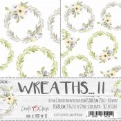 Craft O'Clock Wreath II – Hojas de recortables glitter