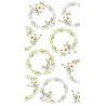 Craft O'Clock Wreath II – Hojas de recortables glitter
