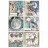 Stamperia Papel de Arroz para decoupage Cosmos Cards