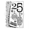 Sello silicona Woodware   25th December (FRS768)