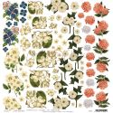 Craft O'Clock Wild Garden - Hoja de recortables Flores