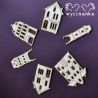 Laser Cut - Set Casas de pueblo