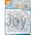 Sello Acrílico Cuadrado Zentangle