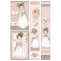 Papel Arroz A4 Little Girl Frames