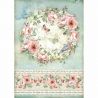 Papel Arroz A4 Roses and Butterfly