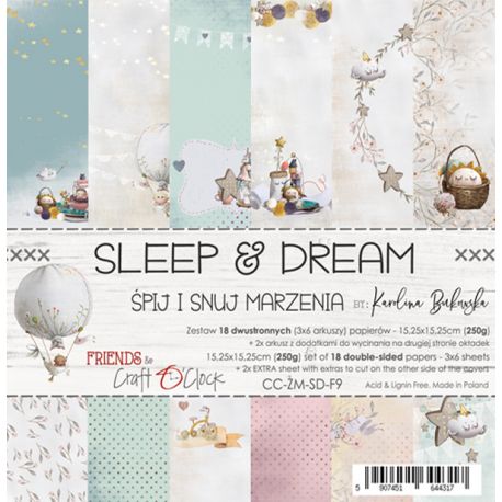 Sleep and Dream - Paper Set 15x15
