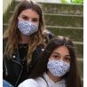 Mascarillas conTejido de puntos Interlock Mariposas