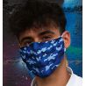 Mascarilla con tejido de puntos Interlock Camuflaje