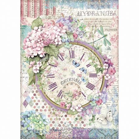Papel Arroz A4 Clock Papel Arroz A4 Clock