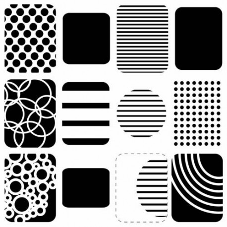 Template 12x12 - Life Shapes Small