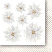 White as Snow Flowers Ornaments 15X15 pagina 2