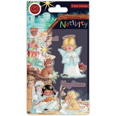 Set Sellos Acrílicos Nativity - Angels Set Sellos Acrílicos Nativity - Angels