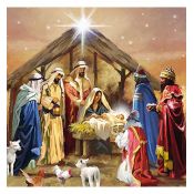 Servilleta Nativity Collage