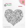 Sello Mandala Flower Heart