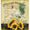 Servilleta Gallo y Girasoles