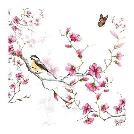 Servilleta Bird and Blossom