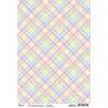 Papel Arroz Pastel Plaid