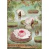 Papel Arroz A4 Water Lily