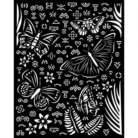Stencil Amazonia Butterflies