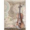 Papel Arroz A4 Passion Violin