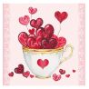 Servilleta Cup of Hearts