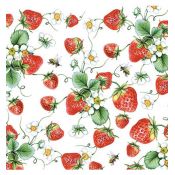 Servilleta Strawberries all over