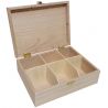 Caja 6 compartimentos par infusiones abierta