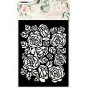 Stencil Alfombra de rosas