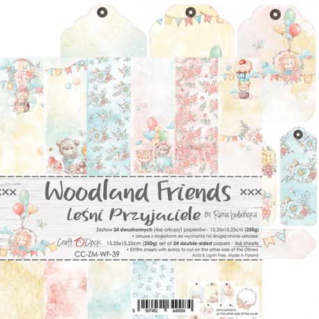 Woodland Friends - Paper Set 15X15