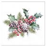 Servilleta Holly and Berries