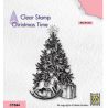 Sello acrílico Christmas Tree and present