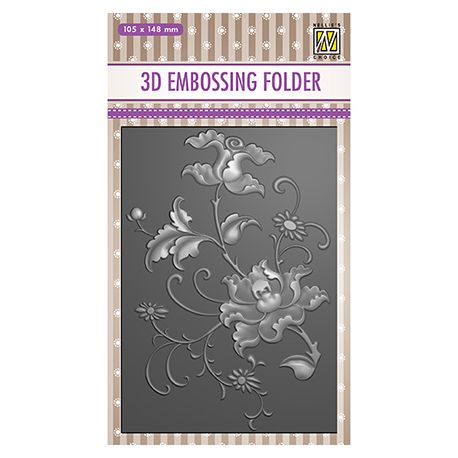 3D Embossing Folder - Exotic Flower