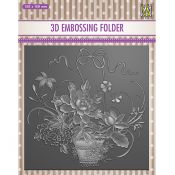 3D Embossing Folder - Flower Bouquet