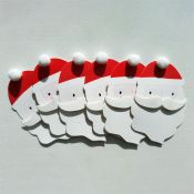Santa Card Toppers 6 unidades