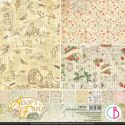 Aesops Fables Pattern 30x30 paper Pad
