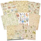 Aesops Fables Pattern 30x30 paper Pad - Caras