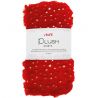 Tejido Plush Rojo con Estrellitas