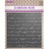 3D Embossing Folder - Writing