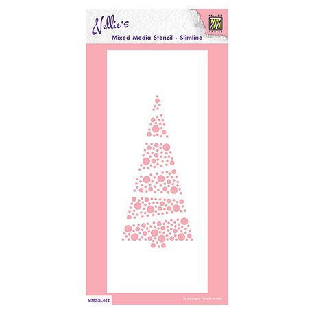 Stencil Christmas Tree