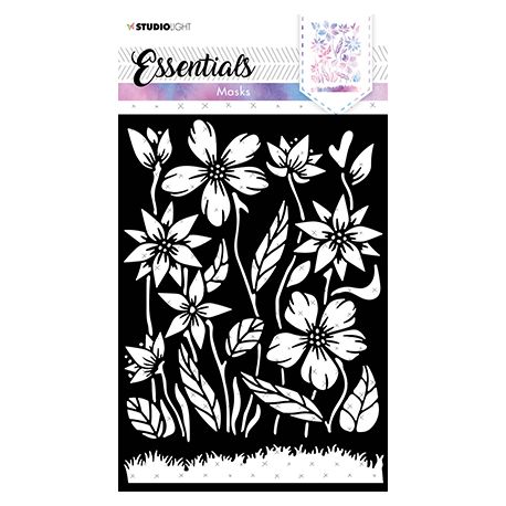 Stencil Flores y Cesped Stencil Flores y Cesped