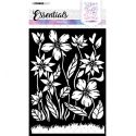 Stencil Flores y Cesped