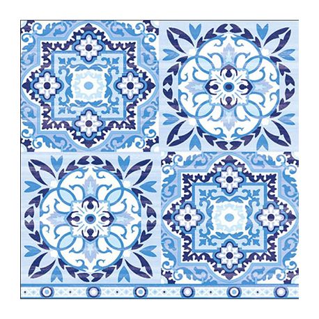 Servilleta Tiles Blue