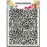 Stencil Floral Waves