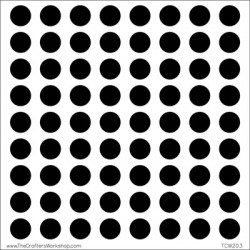 Template 6x6 - Circle grid