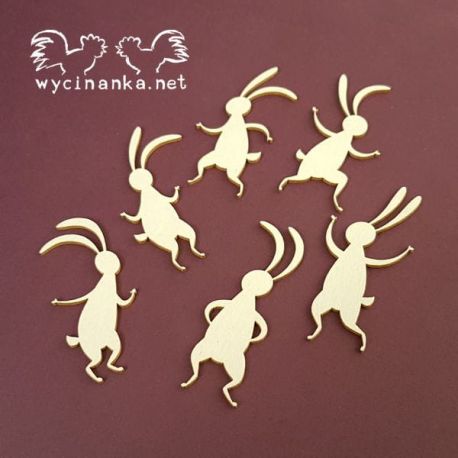Laser Cut - Conejitos bailando Laser Cut - Conejitos bailando