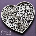 Laser Cut - Steampunk Corazón